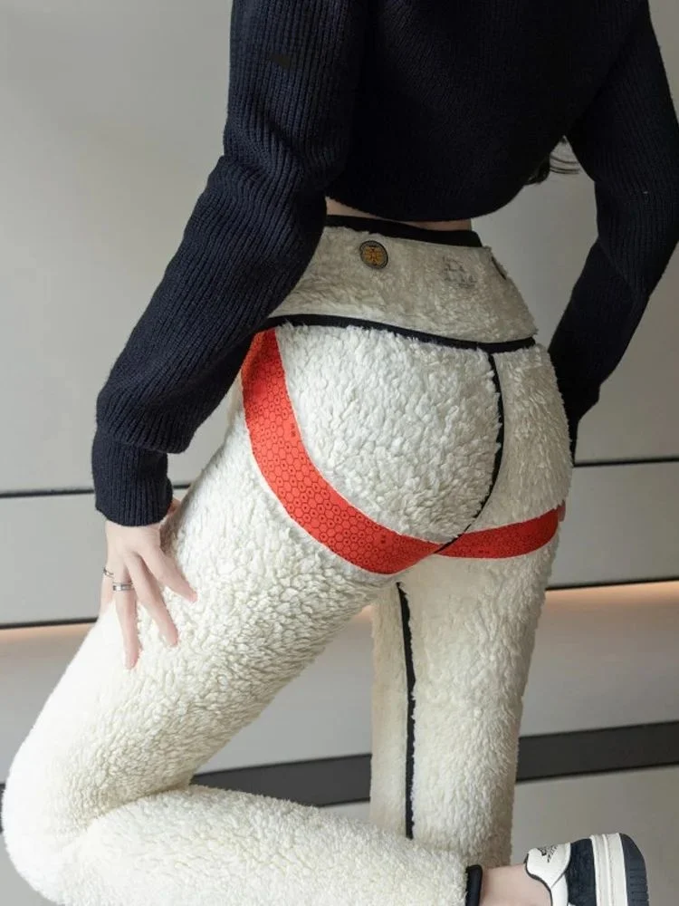 Women's Autumn Winter Extra Thi Lamb Velvet ark Leggings Comfortable Soft Fabric High Waist Pants Faionable Trousers
Women's Autumn Winter Extra Thi Lamb Velvet ark Leggings Comfortable Soft Fabric High Waist Pants Faionable Trousers