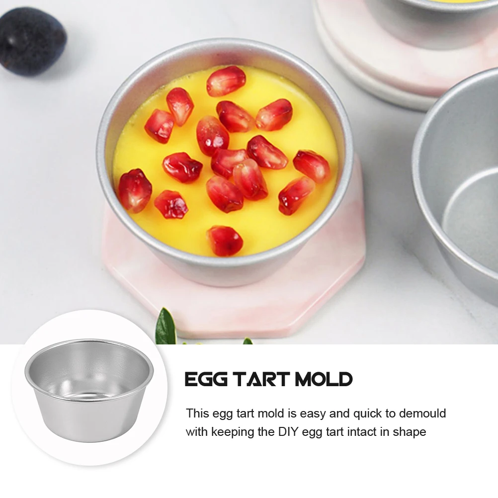 6 Pcs Aluminum Alloy Baking Molds Non Stick Pudding Cup Muffin Cake Egg Tart Mold Heat Resistant Kitchen Bakeware
6 Pcs Aluminum Alloy Baking Molds Non Stick Pudding Cup Muffin Cake Egg Tart Mold Heat Resistant Kitchen Bakeware