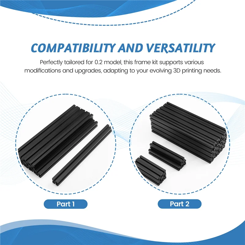 For VORON 0.2 V0.2 1515 Aluminum Frame Extrusion Tophat Kit For Enhanced 3D Printing Pre-Tapped & Drilled
For VORON 0.2 V0.2 1515 Aluminum Frame Extrusion Tophat Kit For Enhanced 3D Printing Pre-Tapped & Drilled