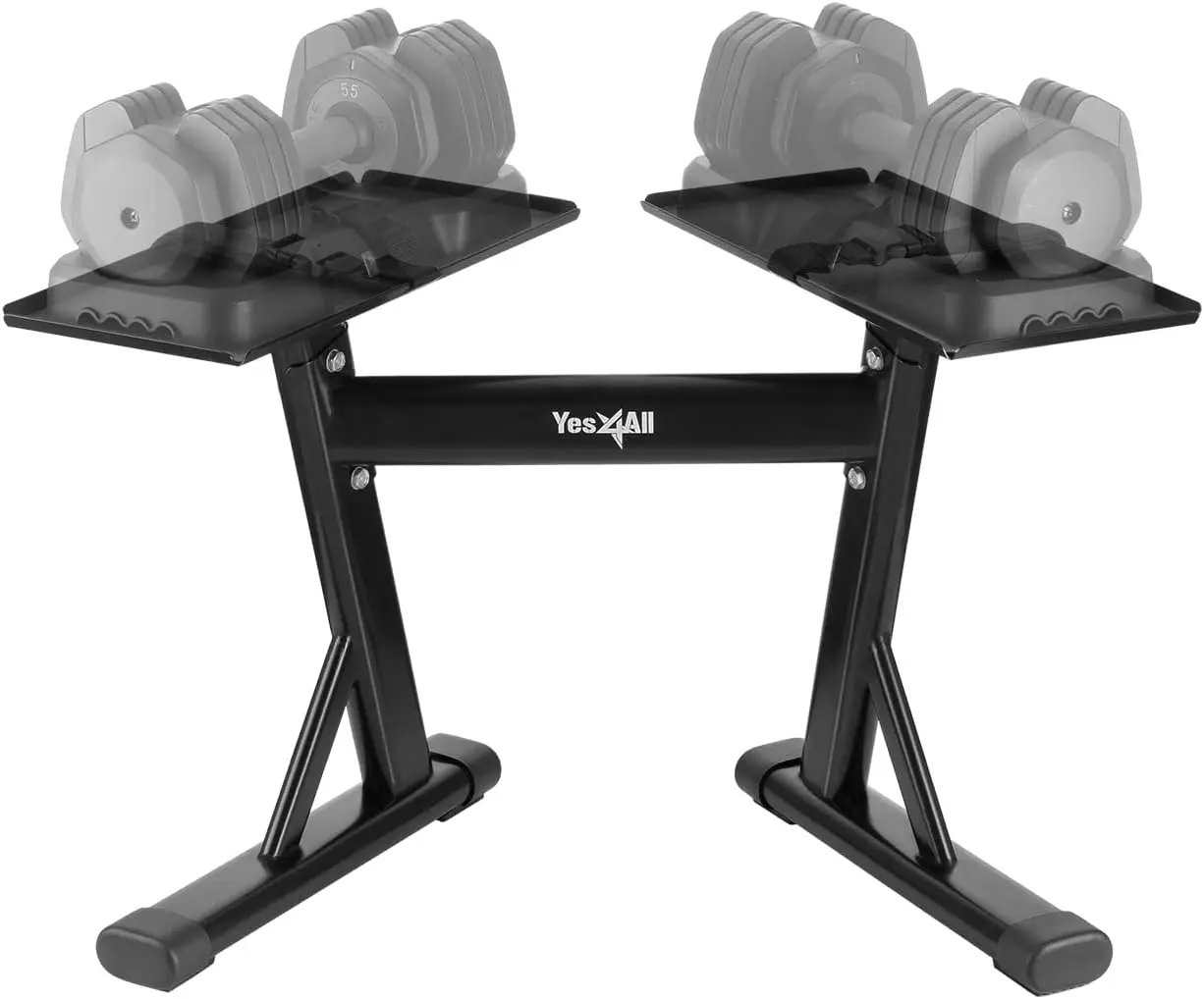 Adjustable Dumbbell Stand with 160lb Capacity, Spotter Rack & Safety Strap for Easy Storage
Adjustable Dumbbell Stand with 160lb Capacity, Spotter Rack & Safety Strap for Easy Storage