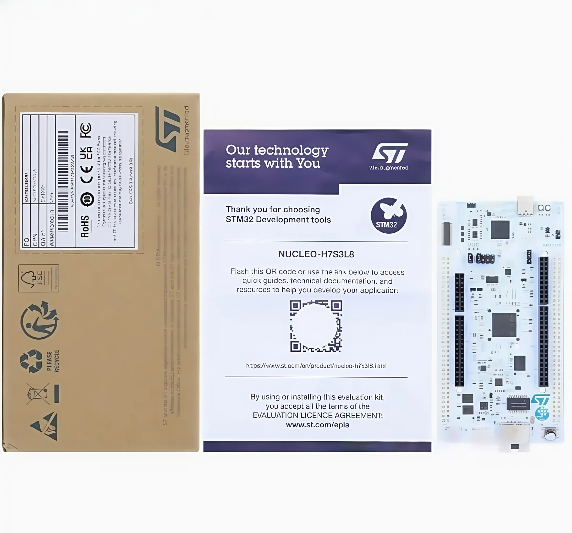 NUCLEO-H7S3L8 STM32H7R3L9 development board uses STM32H7R3L9 microcontroller
NUCLEO-H7S3L8 STM32H7R3L9 development board uses STM32H7R3L9 microcontroller