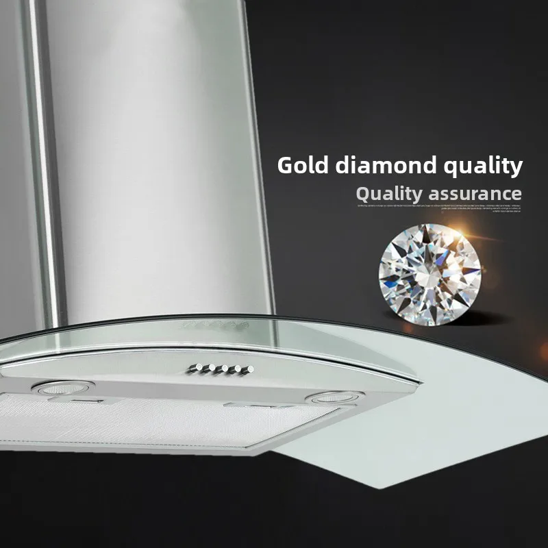 Household Kitchen Range Hood Top Suction Stainless Steel Glass Electric Large Suction Smoke Machine
Household Kitchen Range Hood Top Suction Stainless Steel Glass Electric Large Suction Smoke Machine