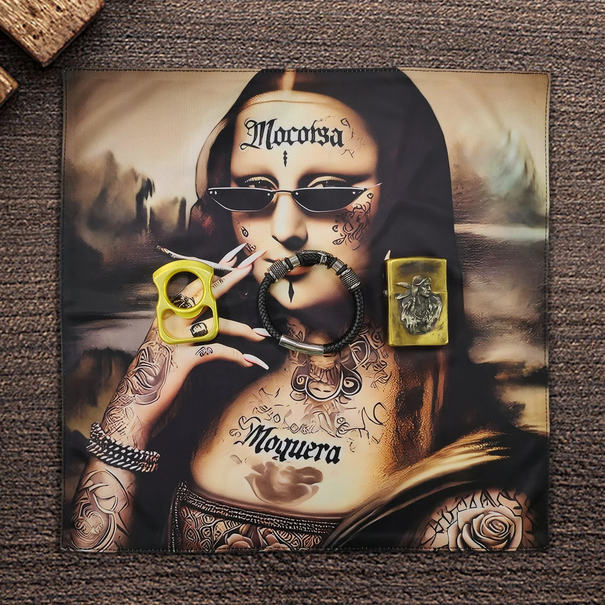 Men's Handkerchief for Outdoors Knife Beads Funny Pattern EDC Hank Pocket Decoration Personality Fashion Style
Men's Handkerchief for Outdoors Knife Beads Funny Pattern EDC Hank Pocket Decoration Personality Fashion Style