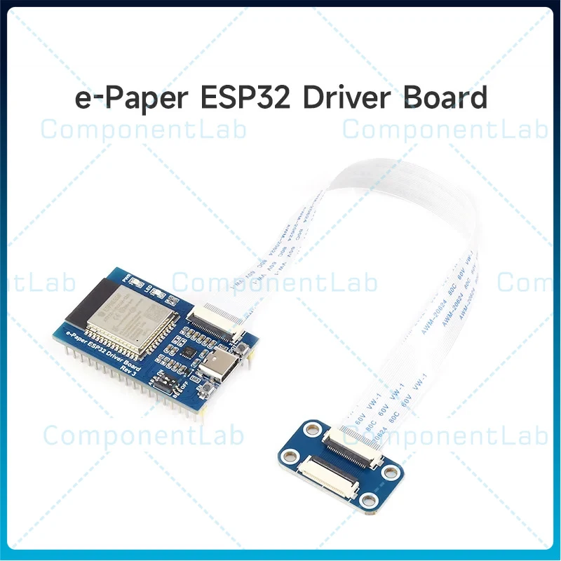 ESP32 e-Paper E-Ink Driver Board WiFi Bluetooth Wireless for Arduino IoT Project
ESP32 e-Paper E-Ink Driver Board WiFi Bluetooth Wireless for Arduino IoT Project