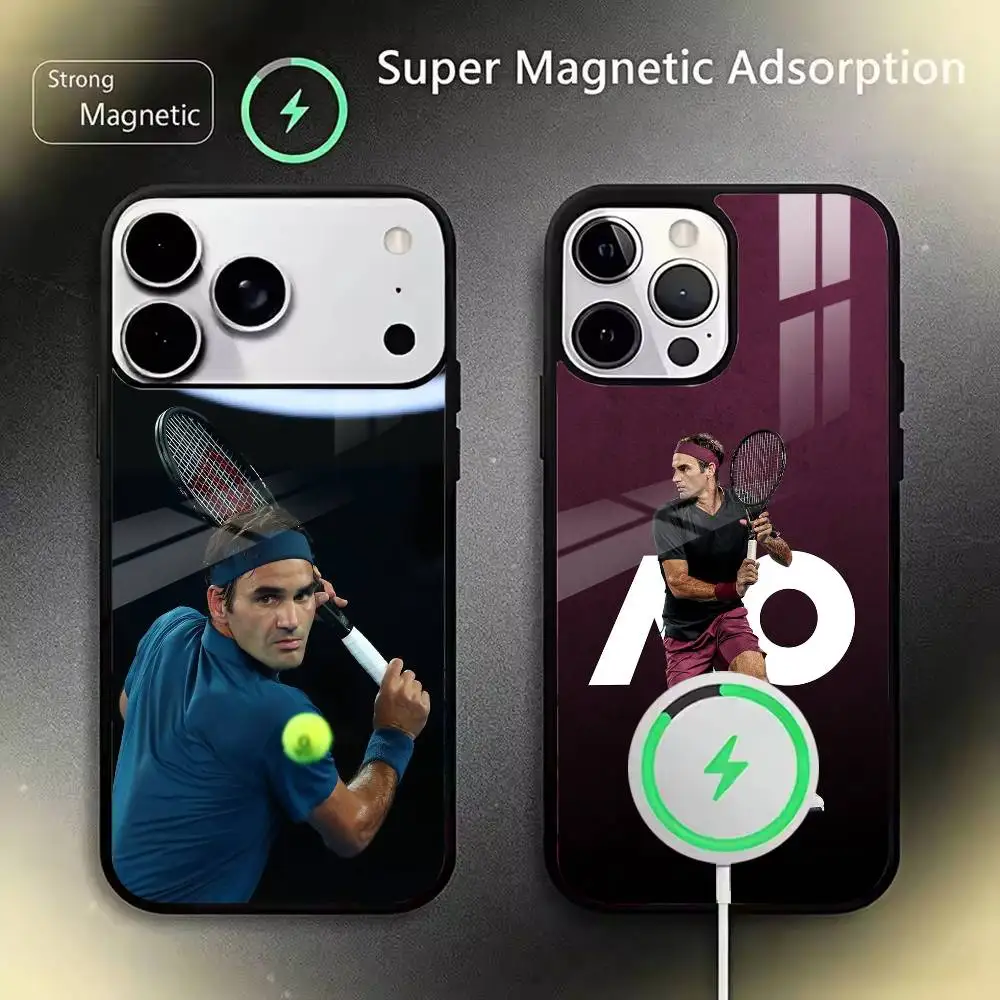 T-Roger Federer Tennis Legend Phone Case For IPhone17 16 15 14 13 12 11 Pro Max 16/15/14Plus Wireless Charger Cover Funda
T-Roger Federer Tennis Legend Phone Case For IPhone17 16 15 14 13 12 11 Pro Max 16/15/14Plus Wireless Charger Cover Funda