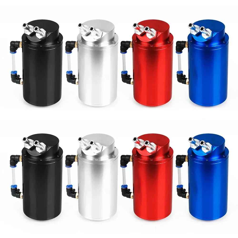 Car Oil Catch Can Reservoir Tank Universal Aluminum Engine Coolant Radiator Overflow Oil Fuel Tank 2-port Fuel Tanks Auto Parts
Car Oil Catch Can Reservoir Tank Universal Aluminum Engine Coolant Radiator Overflow Oil Fuel Tank 2-port Fuel Tanks Auto Parts