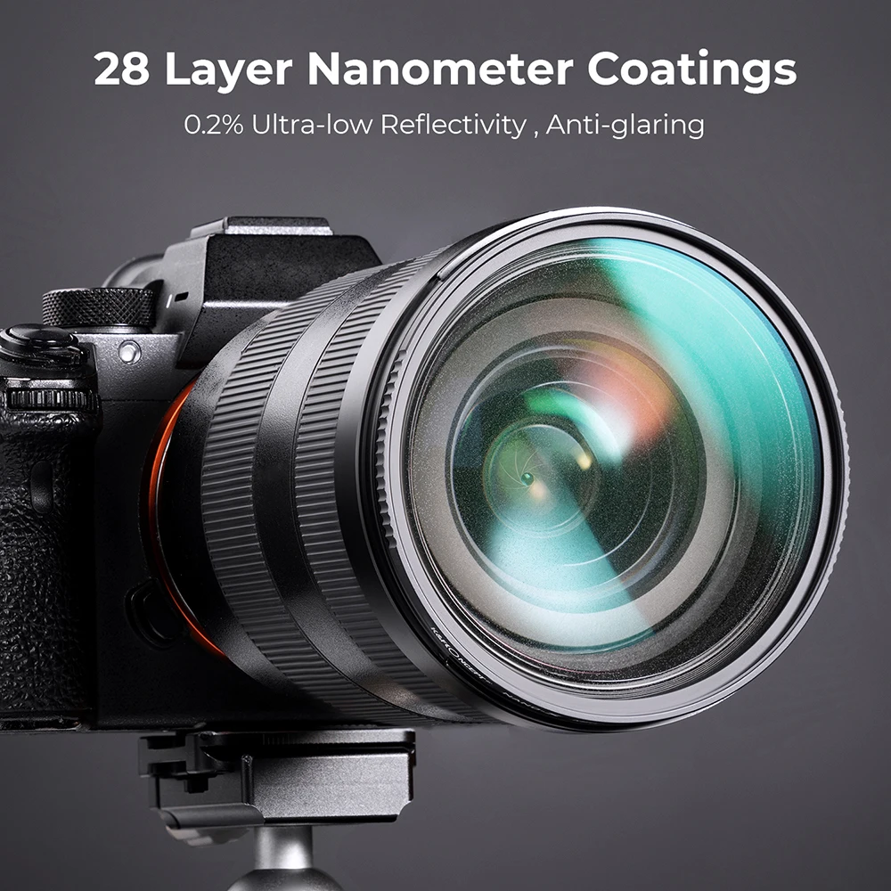 K&F Concept Black Diffusion 1/4 1/8 Camera Lens Mist Filter Kits Multi-layer Coatings for Nano-X Series 49mm 58mm 62mm 67mm 82mm
K&F Concept Black Diffusion 1/4 1/8 Camera Lens Mist Filter Kits Multi-layer Coatings for Nano-X Series 49mm 58mm 62mm 67mm 82mm