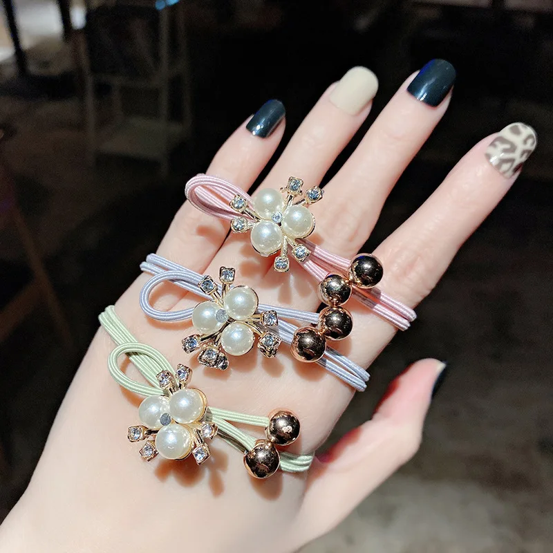 5pcs/ Imitation Pearl Hair Ring Hair Rope For Women Simple And Fresh Ponytail Bun For Women Small Rubber Band Hair Accessories
5pcs/ Imitation Pearl Hair Ring Hair Rope For Women Simple And Fresh Ponytail Bun For Women Small Rubber Band Hair Accessories