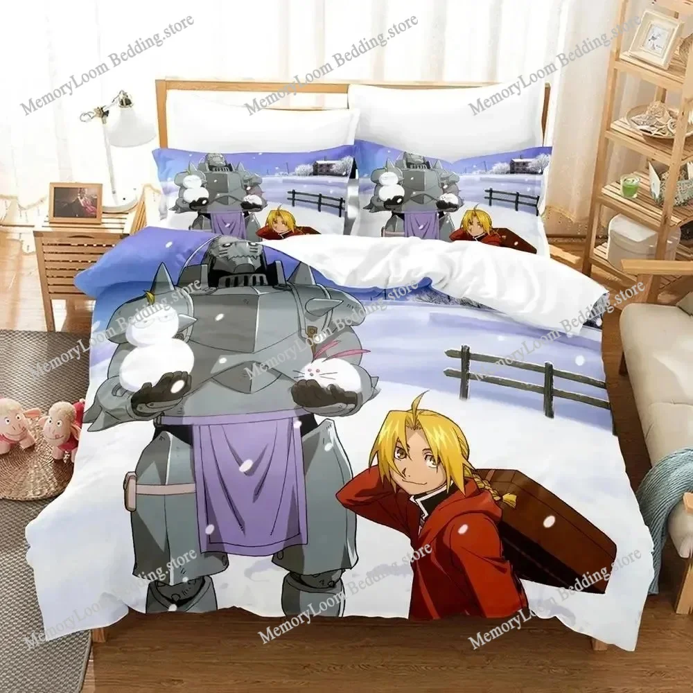 Anime Fullmetal Alchemist Bedding Set Duvet Cover Bed Set Quilt Cover Pillowcase Comforter king Queen Size Boy Adult Bedding Set
Anime Fullmetal Alchemist Bedding Set Duvet Cover Bed Set Quilt Cover Pillowcase Comforter king Queen Size Boy Adult Bedding Set
