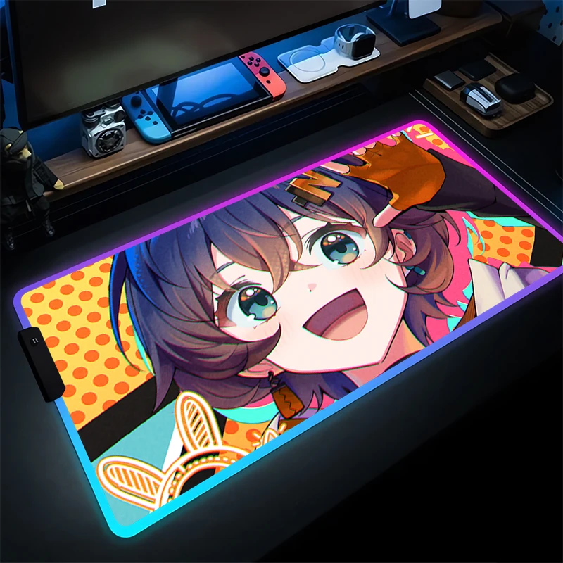Mouse Pad LED Computer Laptop Anime Girl Mouse Mat Zenless Zone Zero Belle Mousepad RGB Keyboard Pad Gamer Decoracion Desk Mat
Mouse Pad LED Computer Laptop Anime Girl Mouse Mat Zenless Zone Zero Belle Mousepad RGB Keyboard Pad Gamer Decoracion Desk Mat
