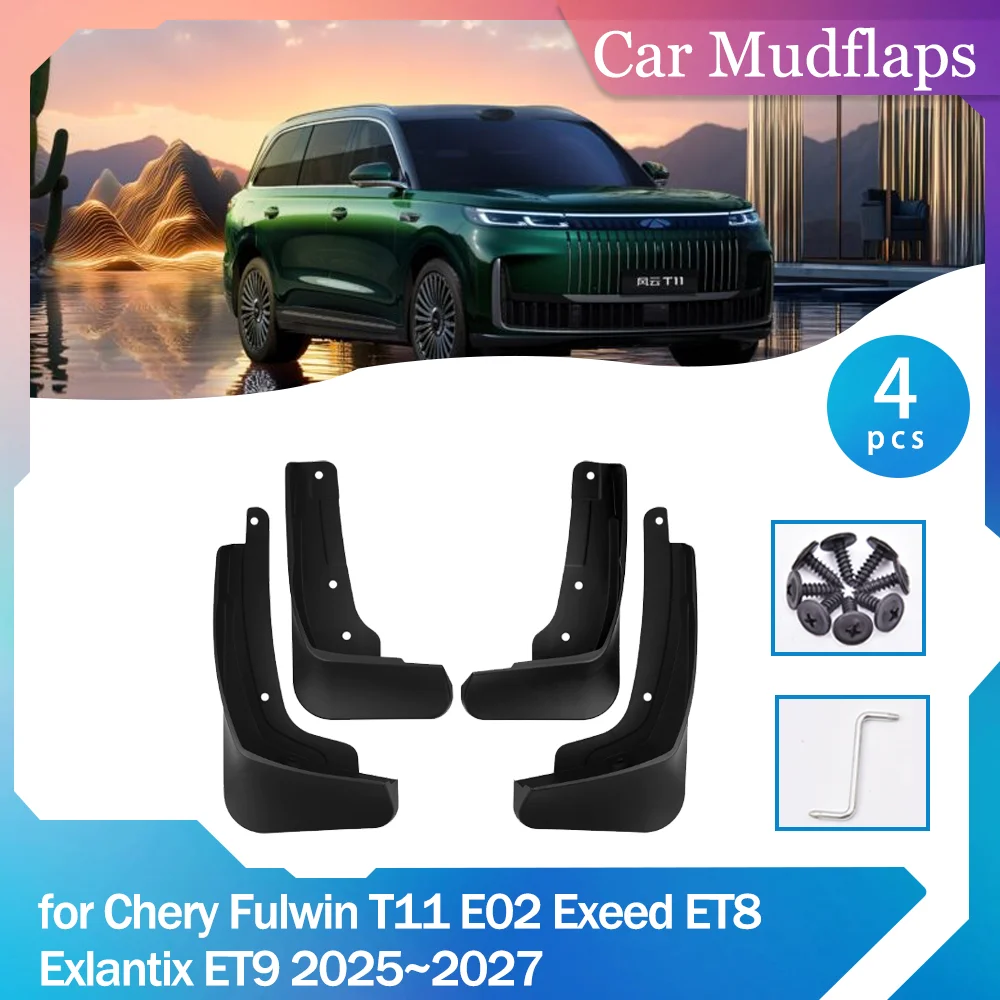 Car Mud Flaps for Chery Fulwin T11 E02 Exeed ET8 Exlantix ET9 2025~2027 Mudflaps Mudguards Splash Guards Front Fender Accessorie
Car Mud Flaps for Chery Fulwin T11 E02 Exeed ET8 Exlantix ET9 2025~2027 Mudflaps Mudguards Splash Guards Front Fender Accessorie