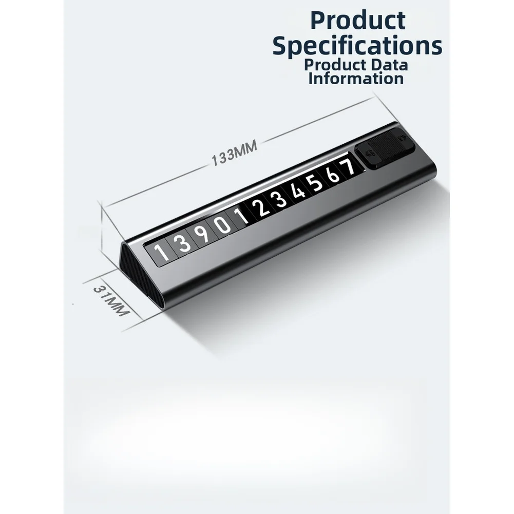 Car Parking Number Identifier with Concealed Profile Glow-in-the-Dark Digits and Onboard Contact Data Retention
Car Parking Number Identifier with Concealed Profile Glow-in-the-Dark Digits and Onboard Contact Data Retention