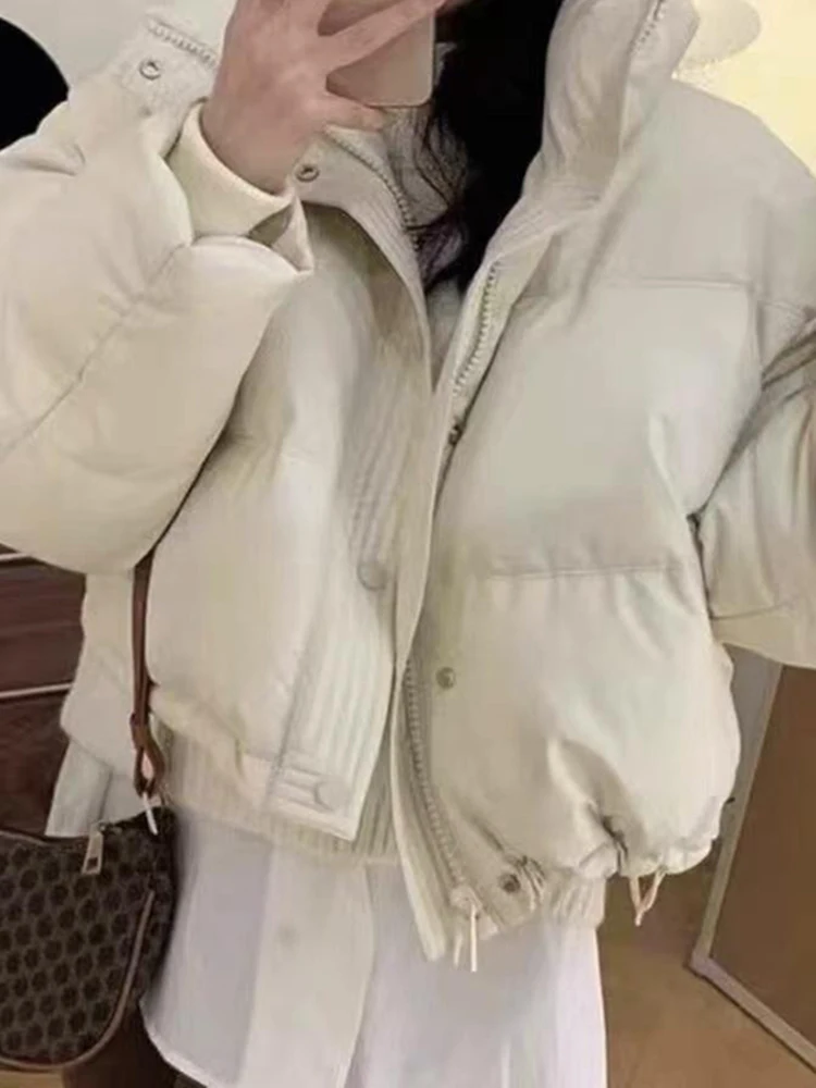 Korean Sle Women's Winter Thiened Bread Coat Cotton Jaet Stand Collar Spring Faionable All-Match ort Length Zipper
Korean Sle Women's Winter Thiened Bread Coat Cotton Jaet Stand Collar Spring Faionable All-Match ort Length Zipper