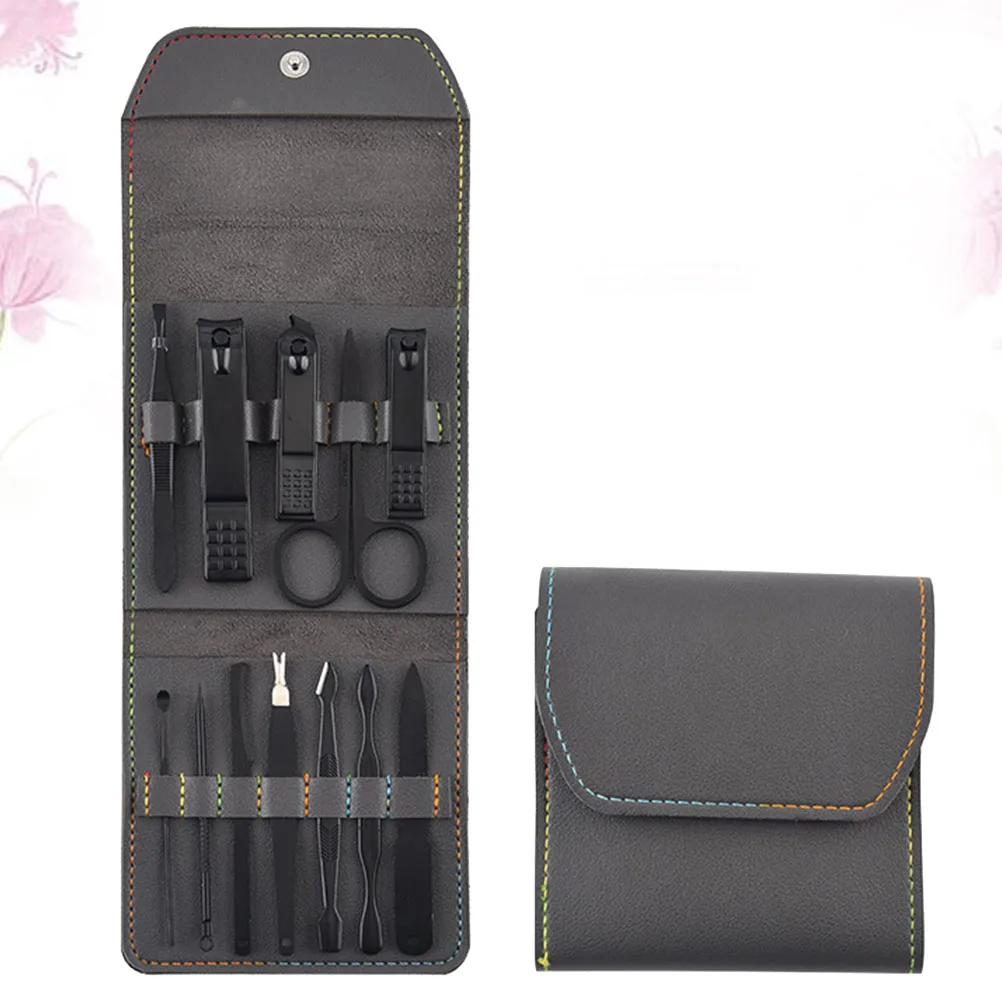 12pcs Stainless Steel Nail Clippers Set Multifunctional Manicure Kit For Fingernail Toenail Trimming Grey Storage Case
12pcs Stainless Steel Nail Clippers Set Multifunctional Manicure Kit For Fingernail Toenail Trimming Grey Storage Case