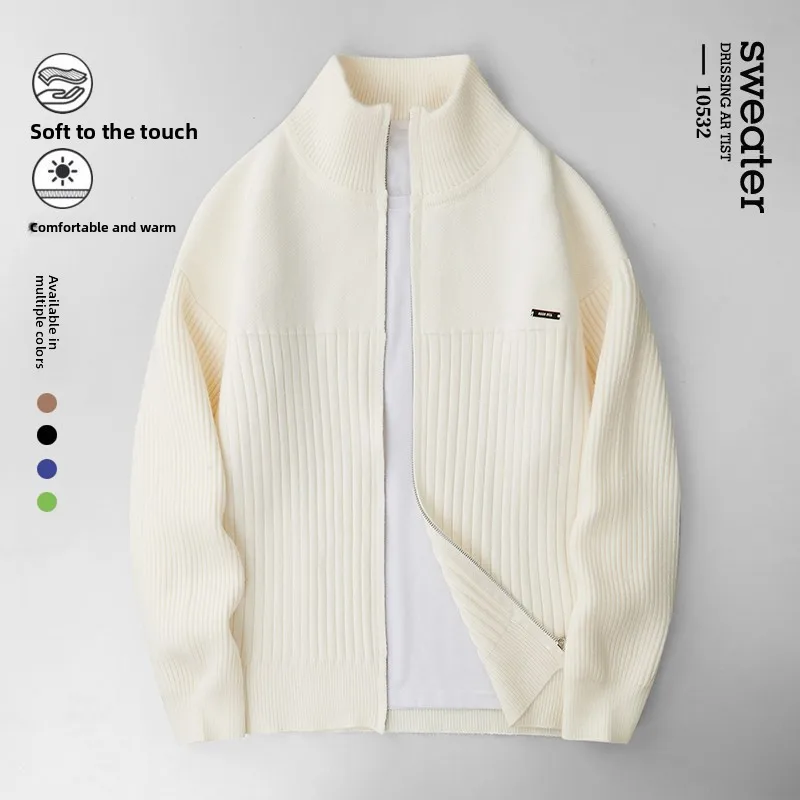 Spring Casual Men's Knitted Sweater Faionable Decorative Small Iron Label Versatile Long Sve f High Collar Warm Breat...
Spring Casual Men's Knitted Sweater Faionable Decorative Small Iron Label Versatile Long Sve f High Collar Warm Breat...