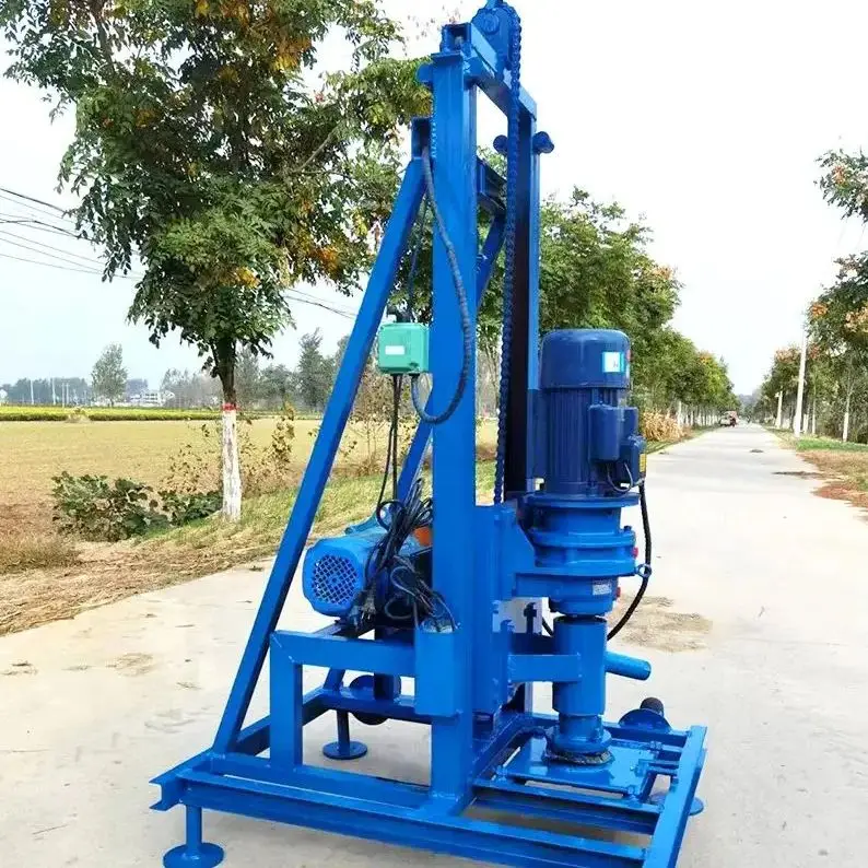 Индивидуальная легкая гидравлическая электрическая буровая установка для водяных скважин на 100 м, портативная мини-ручная бытовая буровая машина для скважин
Индивидуальная легкая гидравлическая электрическая буровая установка для водяных скважин на 100 м, портативная мини-ручная бытовая буровая машина для скважин