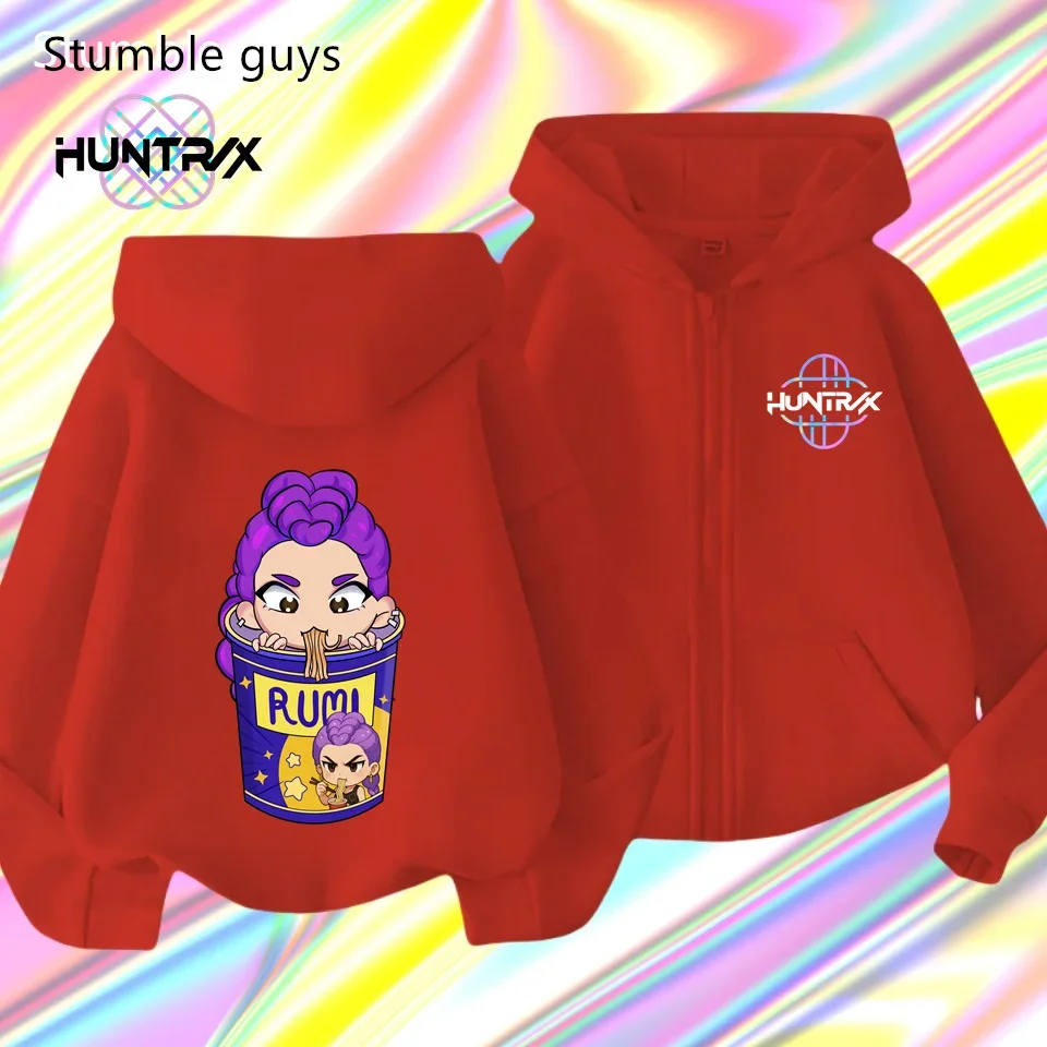 Autumn New KPop Demon Hunters Zipper Hoodie Kids Boys Girls Long Sleeve Sweatshirt Anime Clothes Trendy Halloween
Autumn New KPop Demon Hunters Zipper Hoodie Kids Boys Girls Long Sleeve Sweatshirt Anime Clothes Trendy Halloween