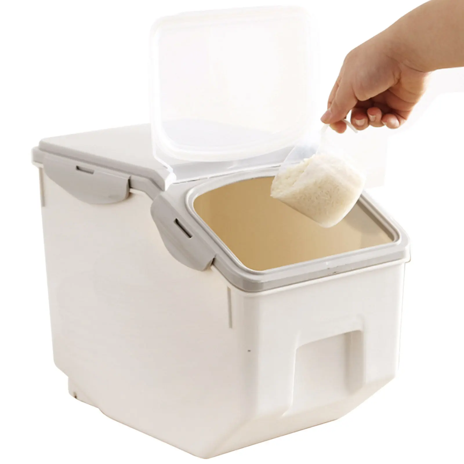 Large Beige Airtight Pet Food Storage Container, Dry Food Bucket with Seal, Moisture-Proof Pet Food Bin for Dogs Cats, Kitchen
Large Beige Airtight Pet Food Storage Container, Dry Food Bucket with Seal, Moisture-Proof Pet Food Bin for Dogs Cats, Kitchen