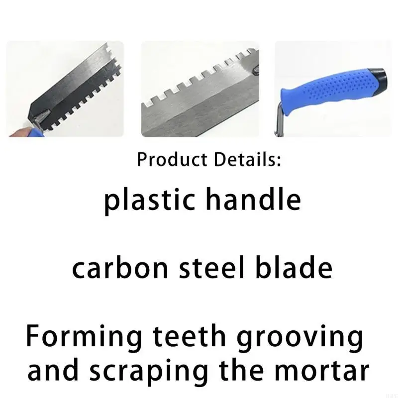 94PC Square Tooth Trowel Repair Scraper Putty Building Tool Suitable For Efficient Mortar Spreading Tile Installation
94PC Square Tooth Trowel Repair Scraper Putty Building Tool Suitable For Efficient Mortar Spreading Tile Installation