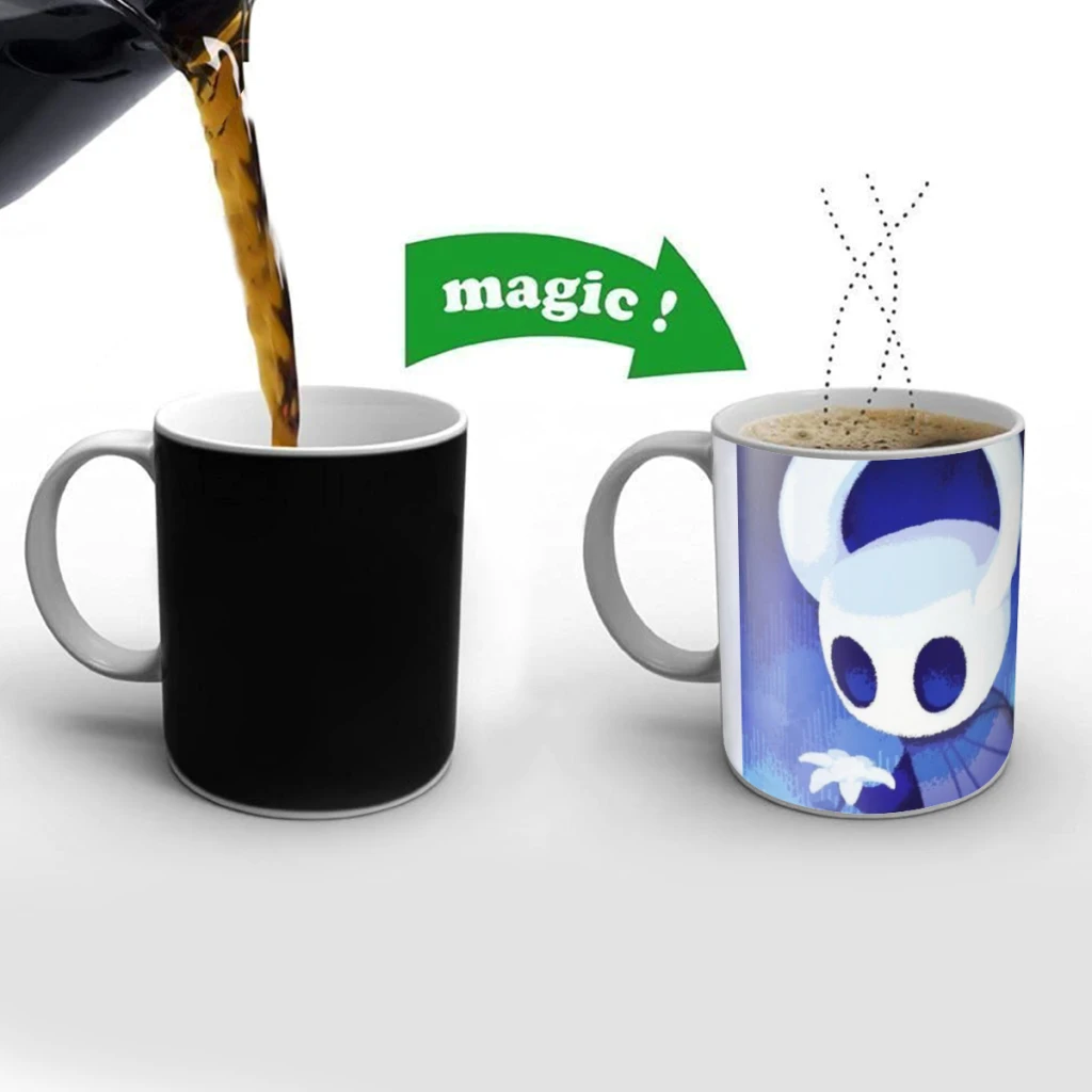 Cartoon game hollow knight Coffee Mugs And Mug Creative Color Change Tea Cup Ceramic Milk Cups Novelty Gifts
Cartoon game hollow knight Coffee Mugs And Mug Creative Color Change Tea Cup Ceramic Milk Cups Novelty Gifts