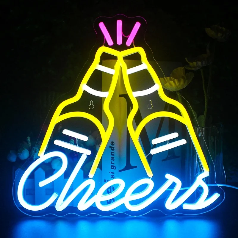 Bar Cheers Neon Sign For Wall Decor Room Decoration For Home Party Beer Bar Club KTV Restaurant 5V USB Lamp Art Signs
Bar Cheers Neon Sign For Wall Decor Room Decoration For Home Party Beer Bar Club KTV Restaurant 5V USB Lamp Art Signs