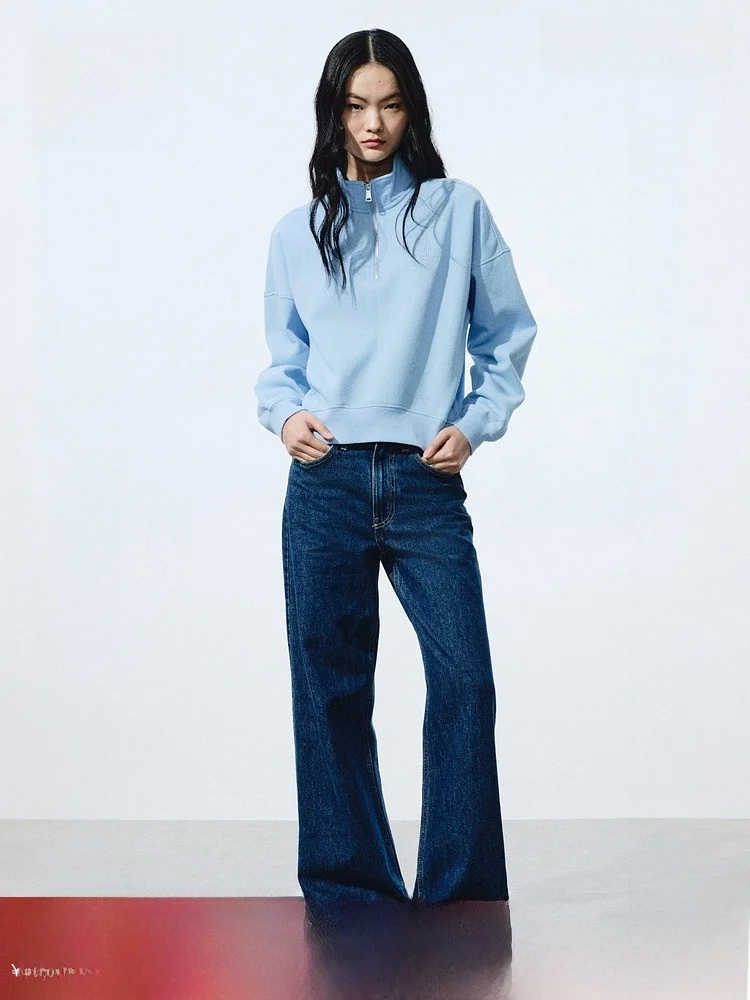 Женская толстовка на молнии H&M, весна 2026, повседневная, свободного кроя, длинный рукав, смесь хлопка и полиэстера, комфортная, серия Top Row
Женская толстовка на молнии H&M, весна 2026, повседневная, свободного кроя, длинный рукав, смесь хлопка и полиэстера, комфортная, серия Top Row