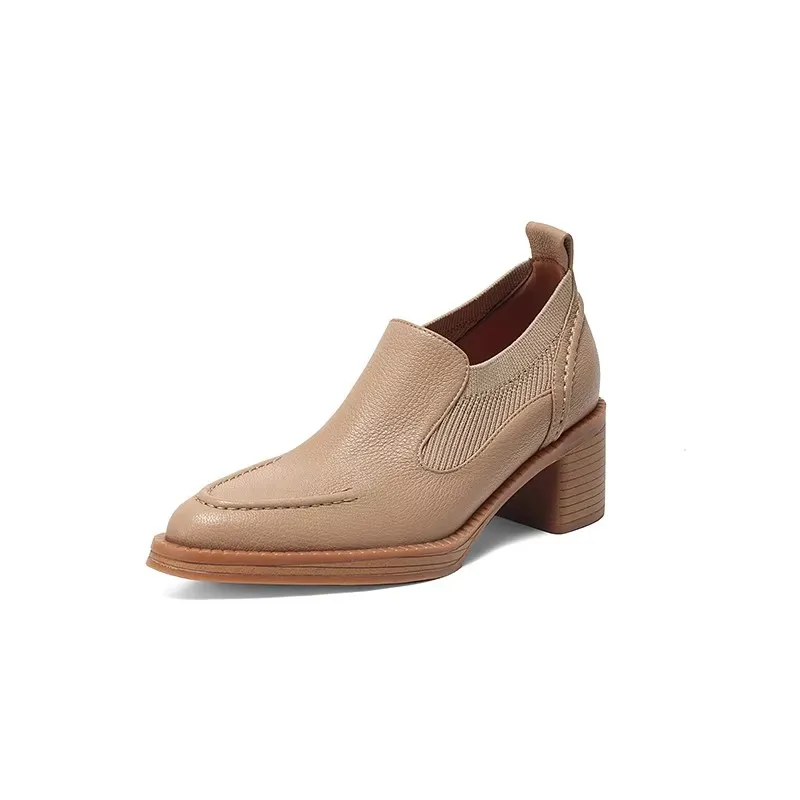 2025 New Fashion Women Pumps Shoes Genuine Leather Woman Spring Summer High Heel Shoes Round Toe Office Ladies Heels Women
2025 New Fashion Women Pumps Shoes Genuine Leather Woman Spring Summer High Heel Shoes Round Toe Office Ladies Heels Women