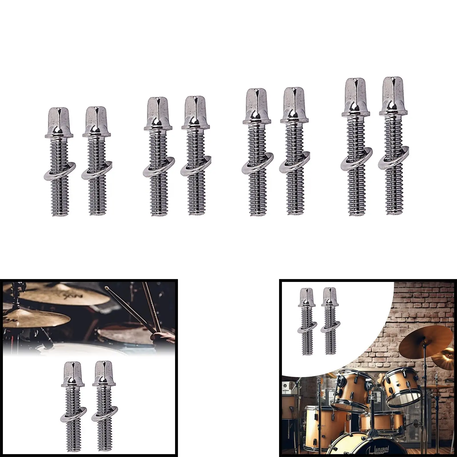 Stainless Steel Drum Screw Heavy Duty Drum Set Accessories Tight Tension Rods for Snare Drum Parts
Stainless Steel Drum Screw Heavy Duty Drum Set Accessories Tight Tension Rods for Snare Drum Parts