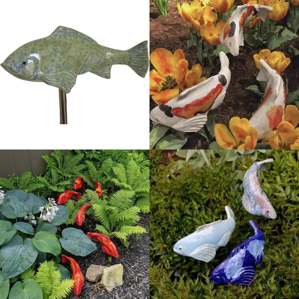 Набор из 3 садовых скульптур из смолы кои с колышком, декор для наружного патио, двора, газона, пруда
Набор из 3 садовых скульптур из смолы кои с колышком, декор для наружного патио, двора, газона, пруда