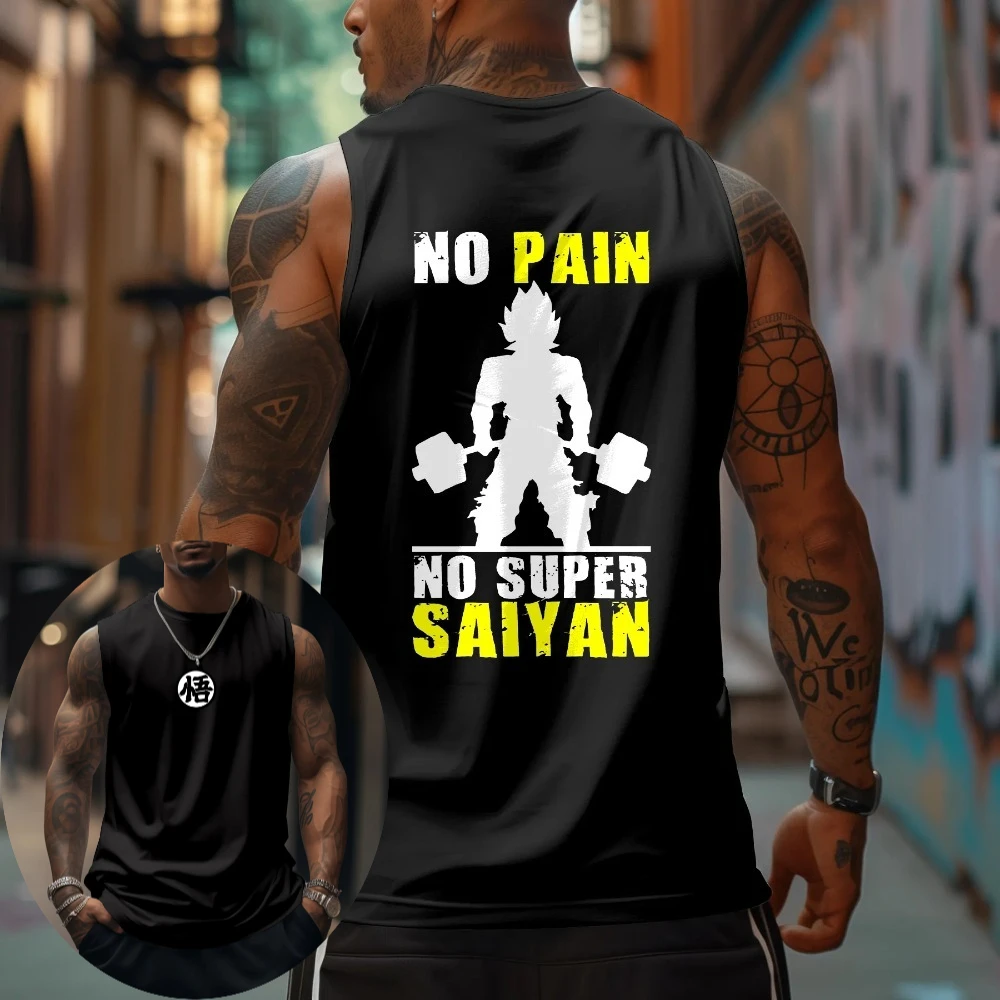 Dragon Ball Men Vest Tank Top Son Goku Vegeta Summer Anime Spring And Autumn Sports Fitness Running Basic Sleeveless Top GYM
Dragon Ball Men Vest Tank Top Son Goku Vegeta Summer Anime Spring And Autumn Sports Fitness Running Basic Sleeveless Top GYM