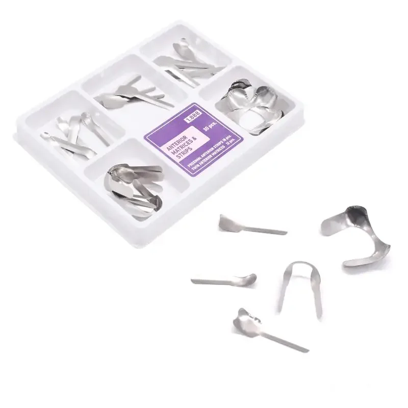 Dental Matrix Bands Anterior Proximal Strips Sectional Contoured Matrices Large Small Twin Dentistry Restoration Materials
Dental Matrix Bands Anterior Proximal Strips Sectional Contoured Matrices Large Small Twin Dentistry Restoration Materials