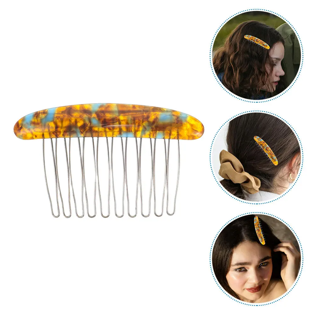 2Pcs Marble Texture Hair Side Combs Durable Iron Teeth French Twist Clips Wedding Bridal Hair Accessories for Stylish Updos 
2Pcs Marble Texture Hair Side Combs Durable Iron Teeth French Twist Clips Wedding Bridal Hair Accessories for Stylish Updos