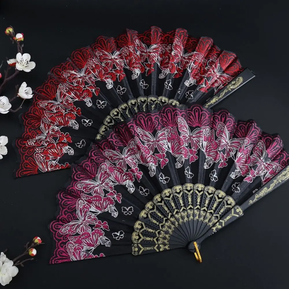 Embroidered Folding Fan Multicolors 42*23cm Chinese Wedding Cloth Folding Fan Hot Stamping Photography Props Handheld Fan Gifts
Embroidered Folding Fan Multicolors 42*23cm Chinese Wedding Cloth Folding Fan Hot Stamping Photography Props Handheld Fan Gifts