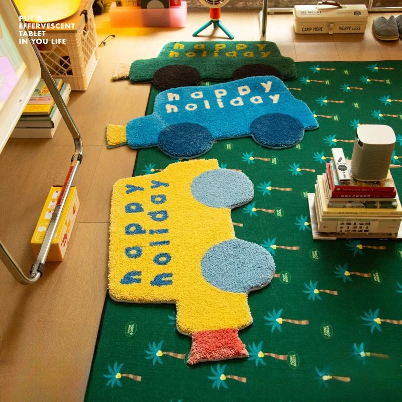 Cute Cartoon Train Shape Kids Rug Dopamine Color Building Block Carpet Soft Tufted Floor Mat for Children Playroom Bedroom
Cute Cartoon Train Shape Kids Rug Dopamine Color Building Block Carpet Soft Tufted Floor Mat for Children Playroom Bedroom