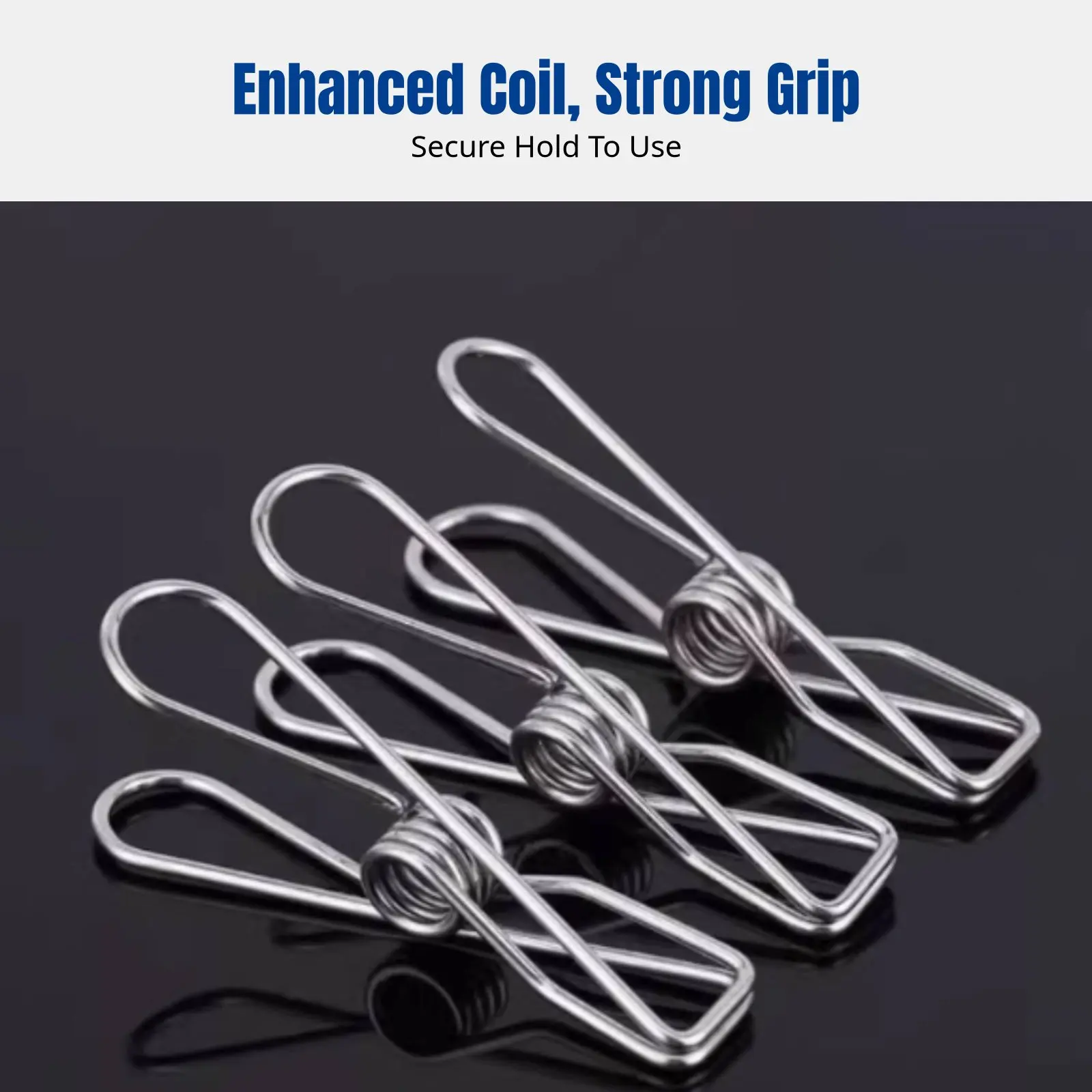 Stainless Steel Greenhouse Film Fastener, Heavy-Duty Multi-Purpose Clip for Film, Shade Net, Clothes, Durable Coil Design
Stainless Steel Greenhouse Film Fastener, Heavy-Duty Multi-Purpose Clip for Film, Shade Net, Clothes, Durable Coil Design