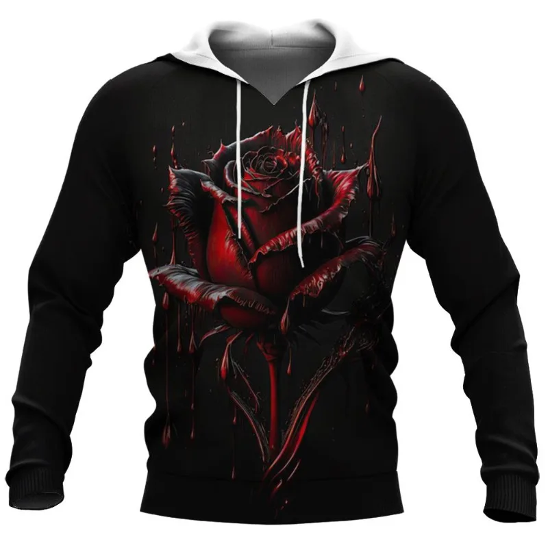 2024 Fashion Night Rose Exclusive Design 3D Printing Men's and Women's Elegant Casual Hoodies Fashion Street Loose Hard Shirts
2024 Fashion Night Rose Exclusive Design 3D Printing Men's and Women's Elegant Casual Hoodies Fashion Street Loose Hard Shirts