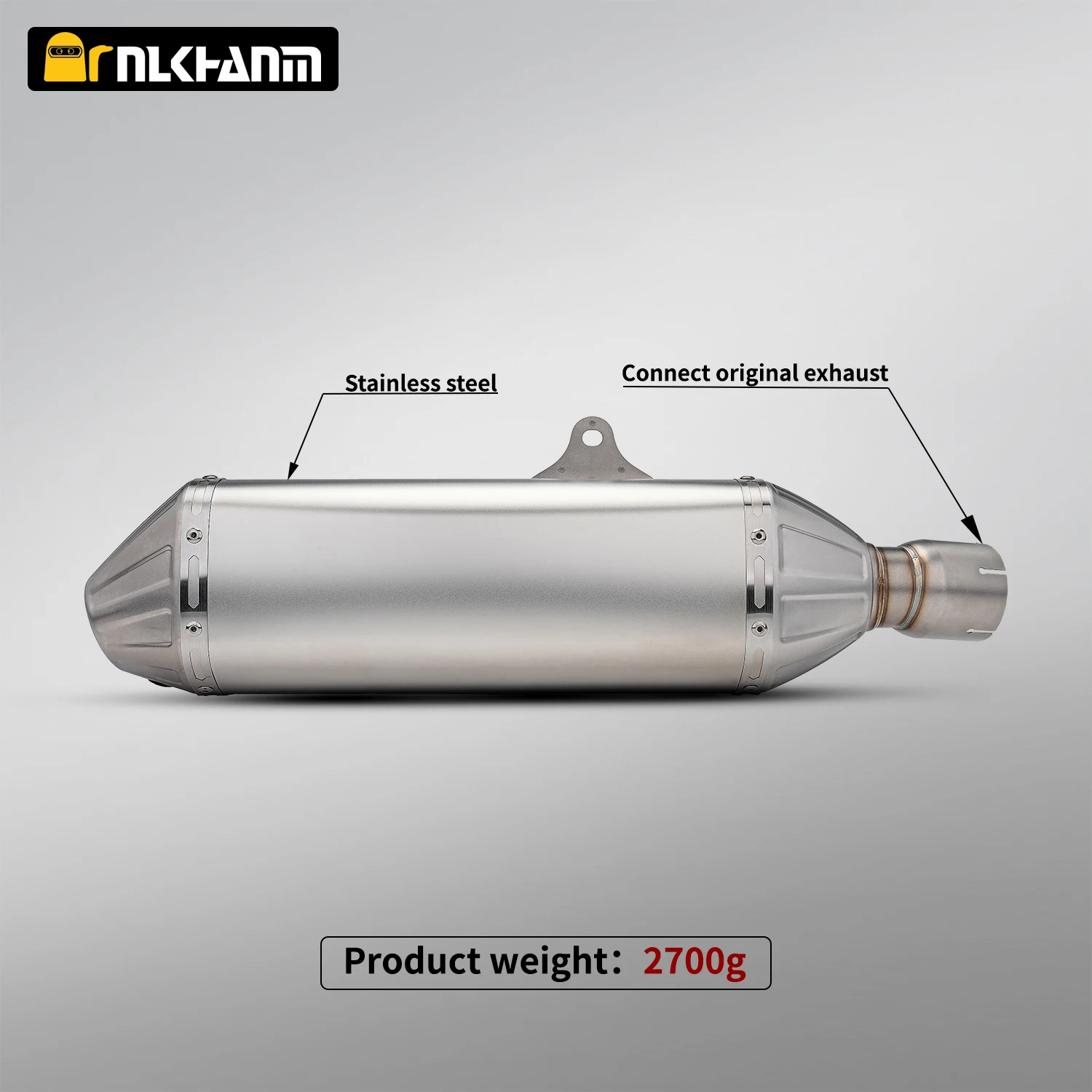 Motorcycle exhaust system modification original caliber muffler for kove 450rally 450 rally 2023-
Motorcycle exhaust system modification original caliber muffler for kove 450rally 450 rally 2023-
