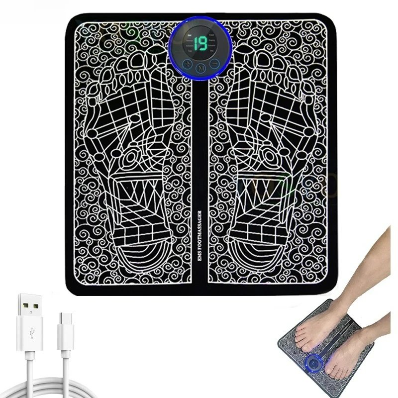 Foot Massage Pad Electric Sole Massage Tool USB Charging Convenient Fast Suitable for Home and Travel Black
Foot Massage Pad Electric Sole Massage Tool USB Charging Convenient Fast Suitable for Home and Travel Black