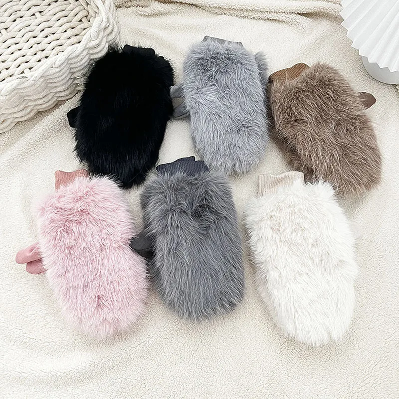 Women's Autumn and Winter Plush Gloves, Warm and Cold Resistant with Plush Riding Gloves, Versatile and Windproof Thick Gloves
Women's Autumn and Winter Plush Gloves, Warm and Cold Resistant with Plush Riding Gloves, Versatile and Windproof Thick Gloves