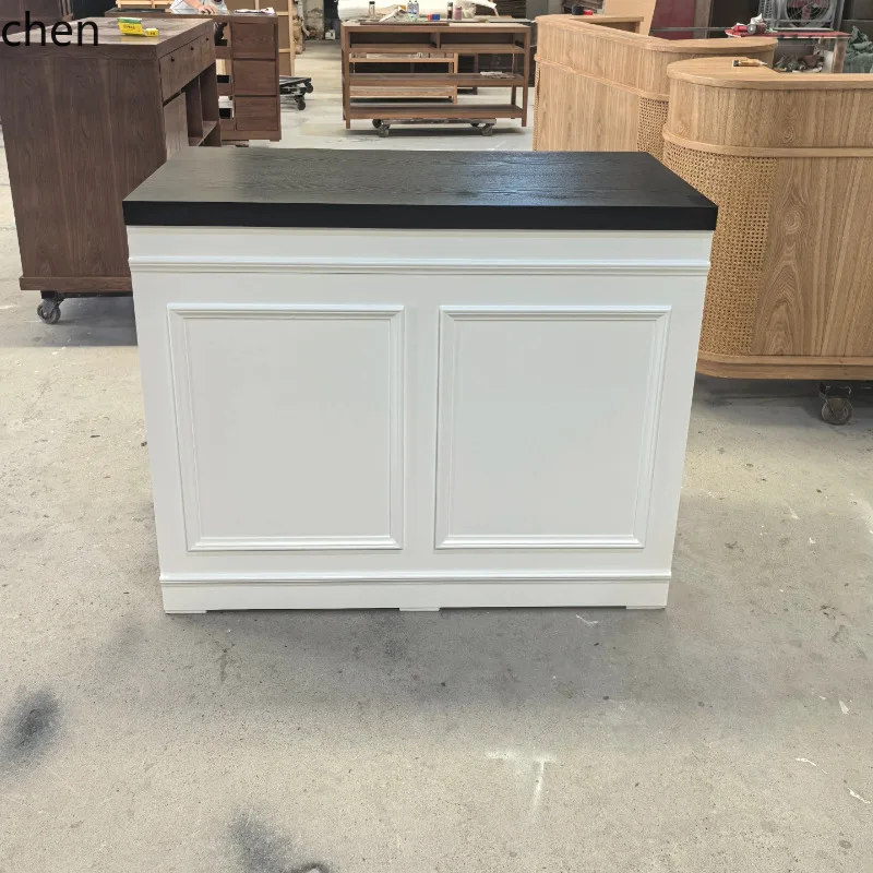 YFY Bar Counter Cashier Counter Cream Style Clothing Store Small Corner Reception Flower Shop Restaurant Bar Table Counter
YFY Bar Counter Cashier Counter Cream Style Clothing Store Small Corner Reception Flower Shop Restaurant Bar Table Counter