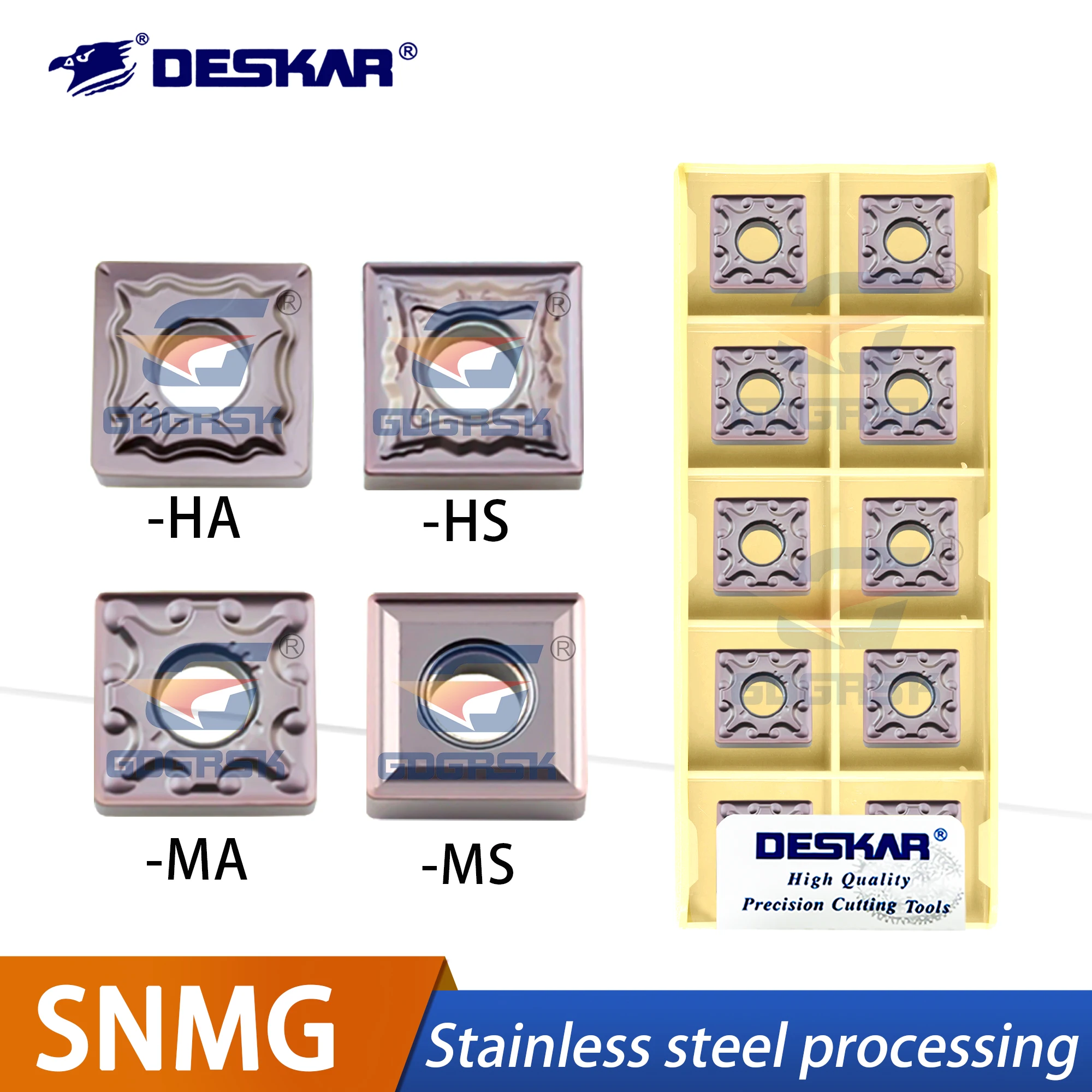 DESKAR 100% оригинальные лезвия из нержавеющей стали SNMG120404/120408/120412-MA MS HA HS LF6018, внешние круговые токарные лезвия с ЧПУ
DESKAR 100% оригинальные лезвия из нержавеющей стали SNMG120404/120408/120412-MA MS HA HS LF6018, внешние круговые токарные лезвия с ЧПУ