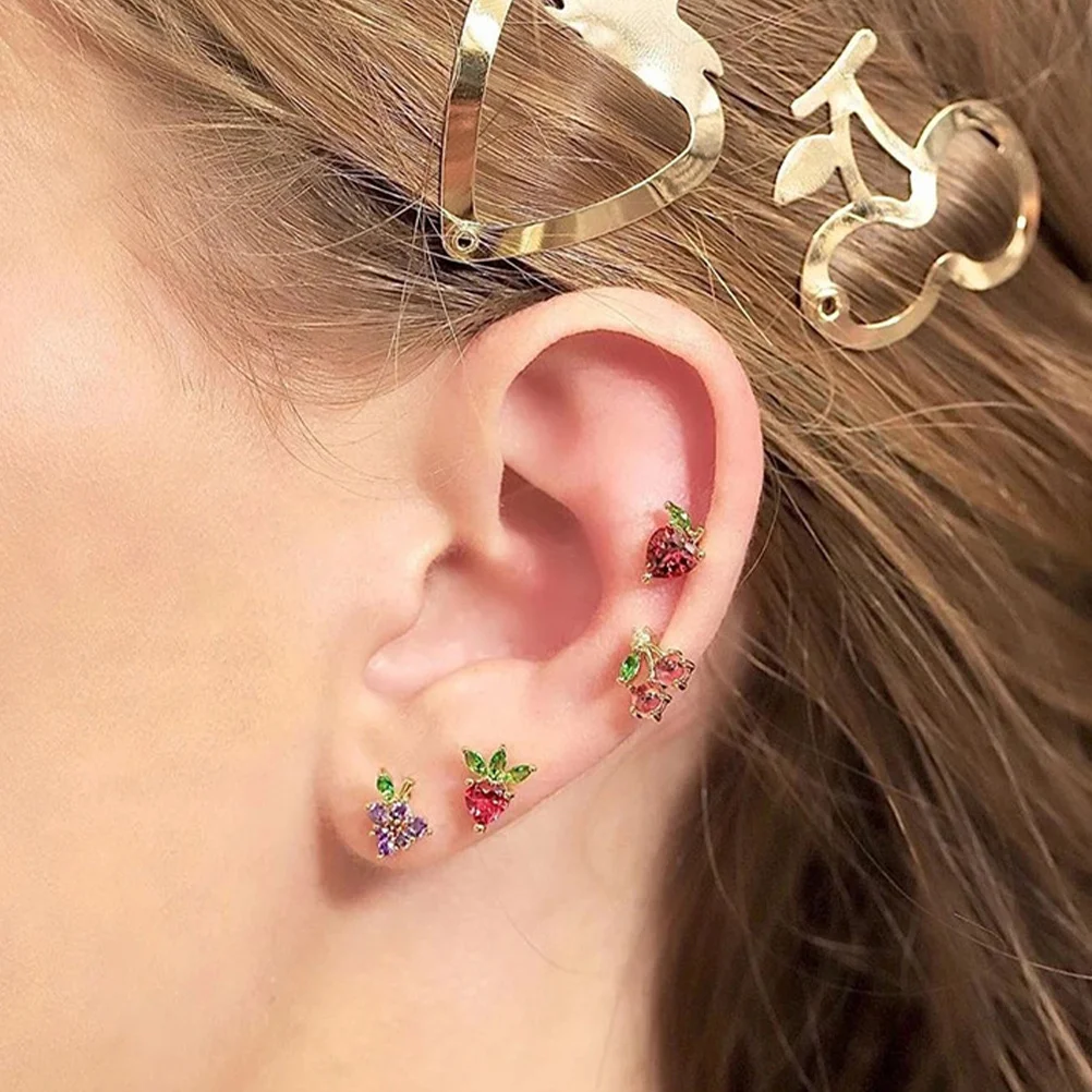 Fruit Shape Creative Ear Studs Women Earrings Simple Chic Decorative Accessories Fashionable Ear Pendants Lightweight Safe
Fruit Shape Creative Ear Studs Women Earrings Simple Chic Decorative Accessories Fashionable Ear Pendants Lightweight Safe
