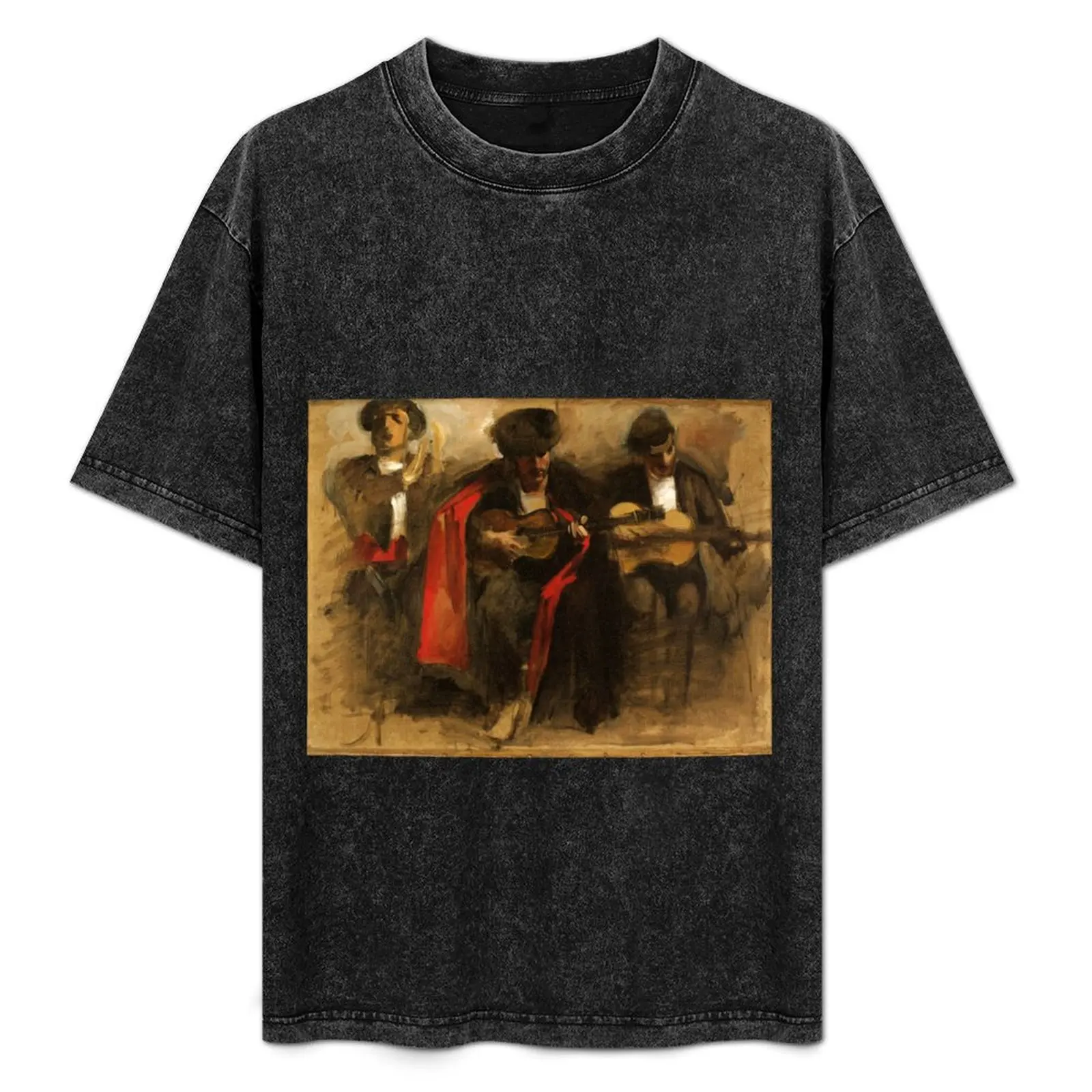 John Singer Sargent - Study for Seated Musicians for El Jaleo T-Shirt Simple Line Art Print Tee
John Singer Sargent - Study for Seated Musicians for El Jaleo T-Shirt Simple Line Art Print Tee