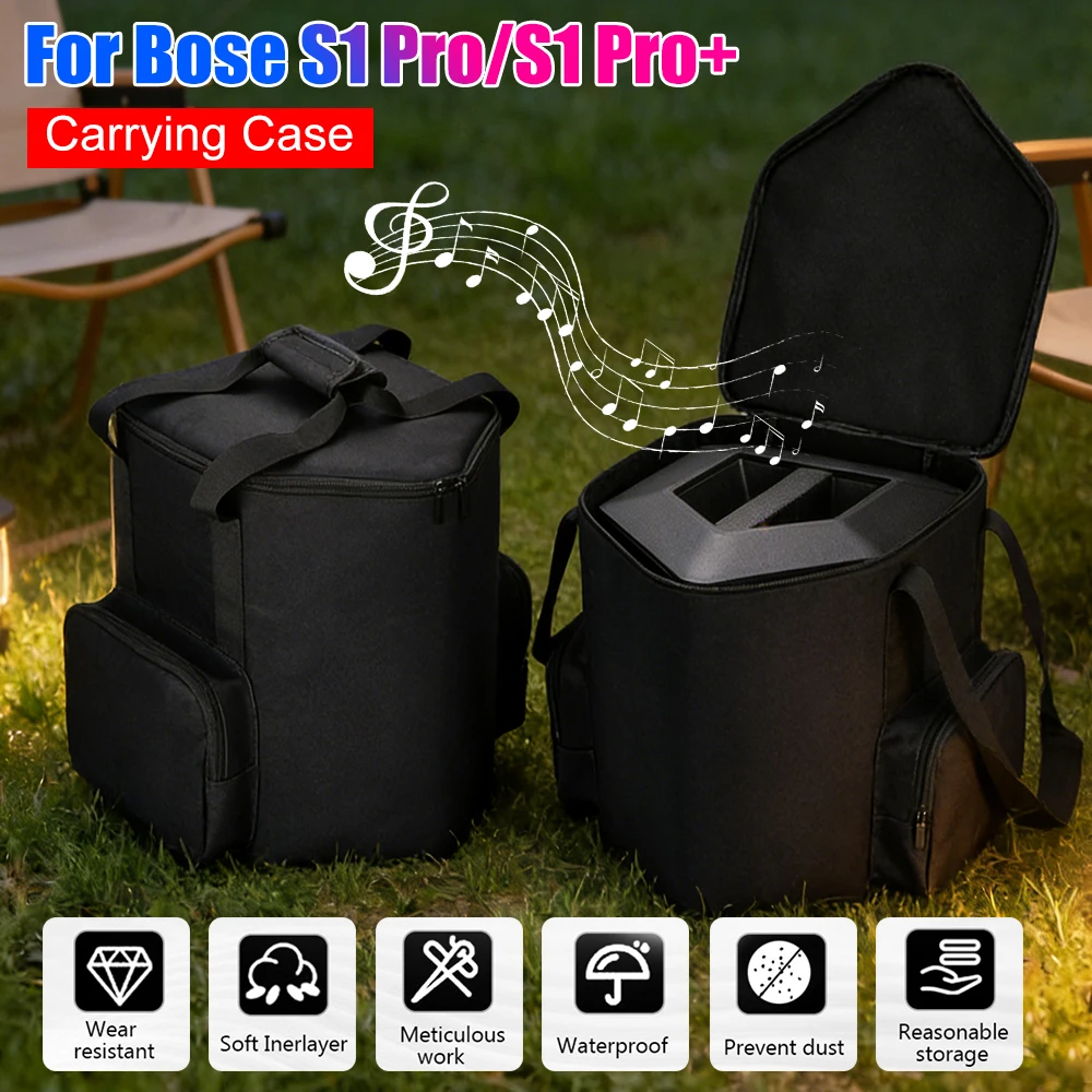 Hard Protective Bag Scrarch Proof Travel Case with Pockets Fall Preventive Big Capacity Carrying Case Suitable for Bose S1 Pro
Hard Protective Bag Scrarch Proof Travel Case with Pockets Fall Preventive Big Capacity Carrying Case Suitable for Bose S1 Pro