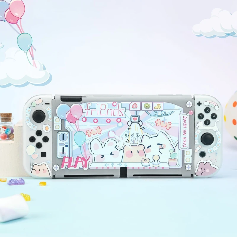 For Nintendo Switch Case Switch OLED Accessories Protective Shell Kawaii Cat Switch Case For Switch Accessories Console Games
For Nintendo Switch Case Switch OLED Accessories Protective Shell Kawaii Cat Switch Case For Switch Accessories Console Games