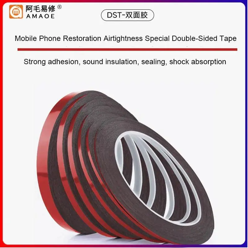 Amaoe 5pcs 2/3/4/5/10mm Width Double Sided Adhesive Tape For Phone Back Cover High Temperature Resistance Sealing Tape
Amaoe 5pcs 2/3/4/5/10mm Width Double Sided Adhesive Tape For Phone Back Cover High Temperature Resistance Sealing Tape