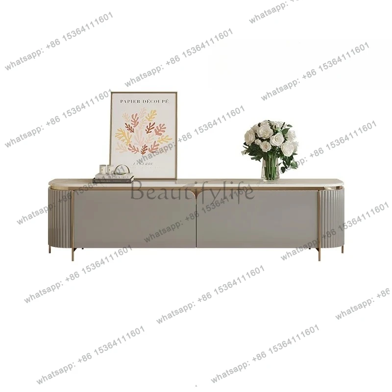 XX39French light luxury high-foot marble TV cabinet modern simple small apartment rounded corner household side cabinet
XX39French light luxury high-foot marble TV cabinet modern simple small apartment rounded corner household side cabinet