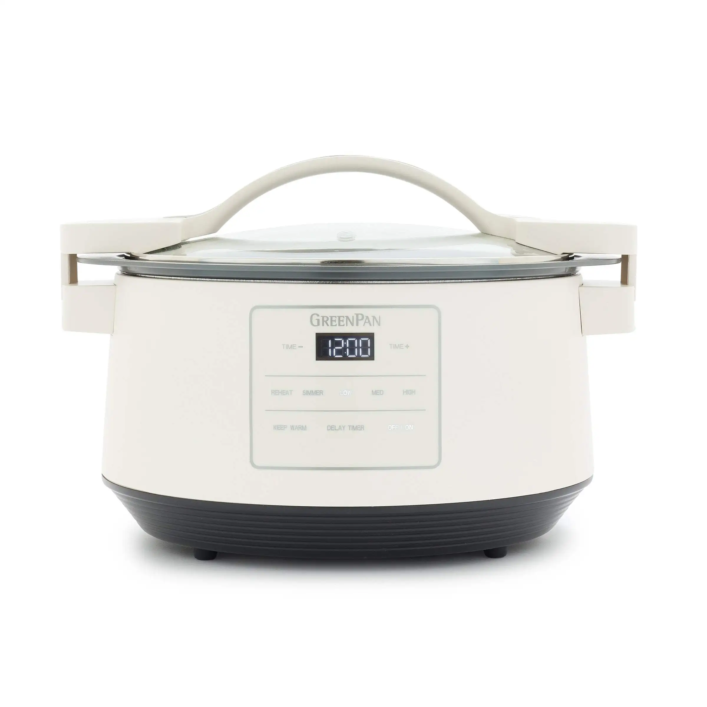 8-quart family-size slow cooker with locking lid in cream color
8-quart family-size slow cooker with locking lid in cream color