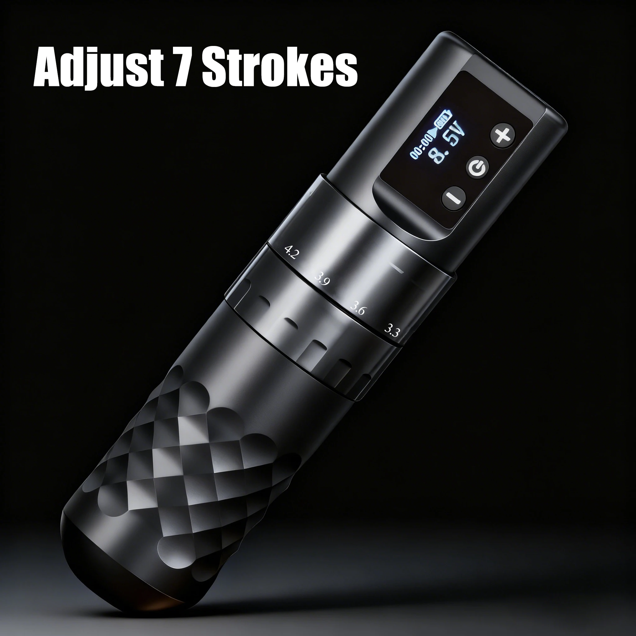 Беспроводная тату-машинка, регулируемая 7-тактная вращающаяся картриджная ручка для татуировки с 1800 мАч, без сердечника, ручка для тату-машины
Беспроводная тату-машинка, регулируемая 7-тактная вращающаяся картриджная ручка для татуировки с 1800 мАч, без сердечника, ручка для тату-машины