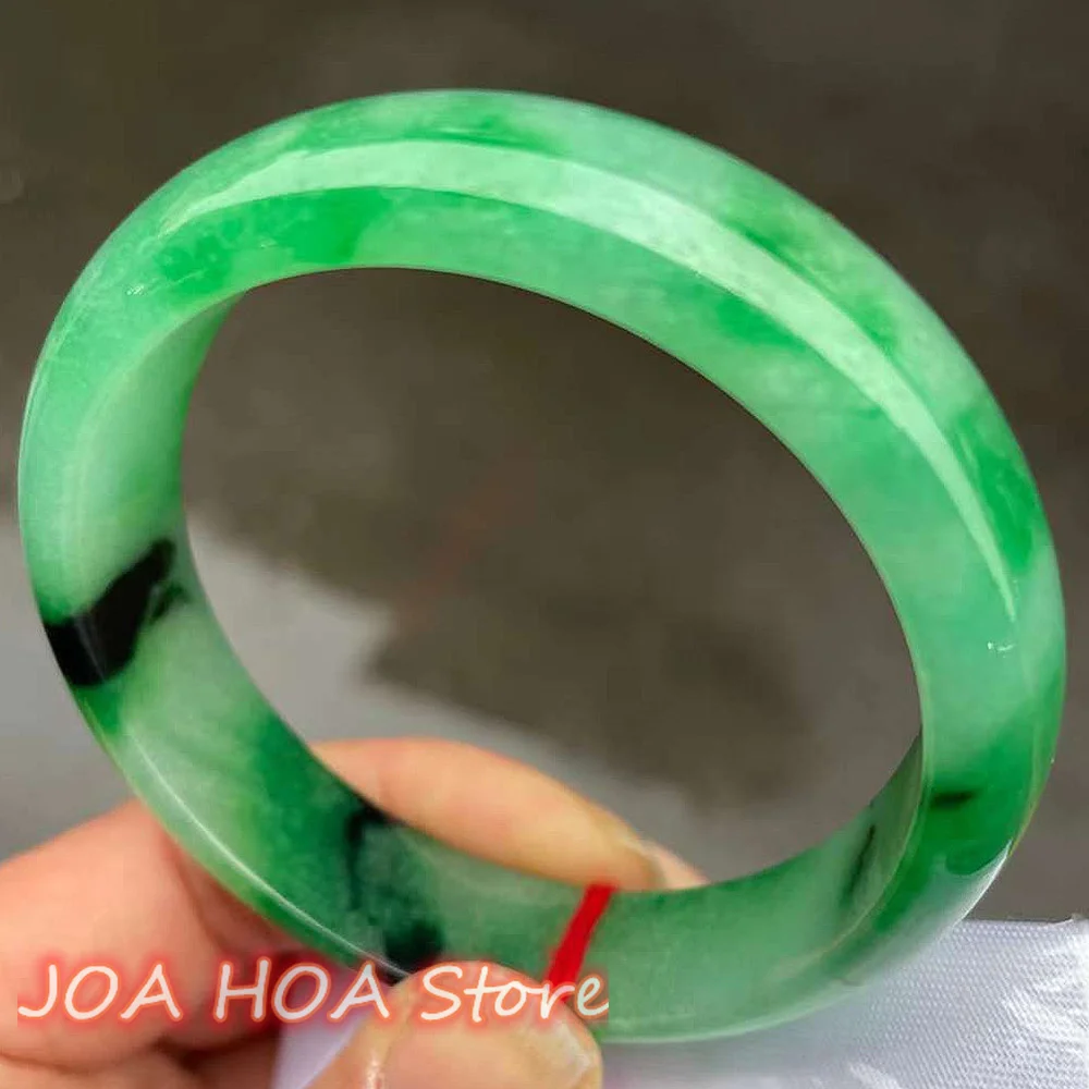 High-quality Natural Jadeite Ice-Green Glutinous Floating Green Flower Bangle Exquisite High-end Noble Jade Handring Jewelry
High-quality Natural Jadeite Ice-Green Glutinous Floating Green Flower Bangle Exquisite High-end Noble Jade Handring Jewelry
